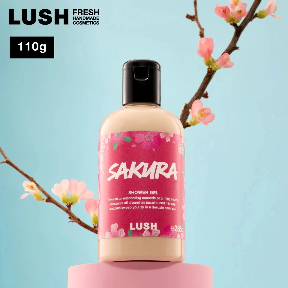 Qoo10] LUSH サクラ シャワージェル 110g