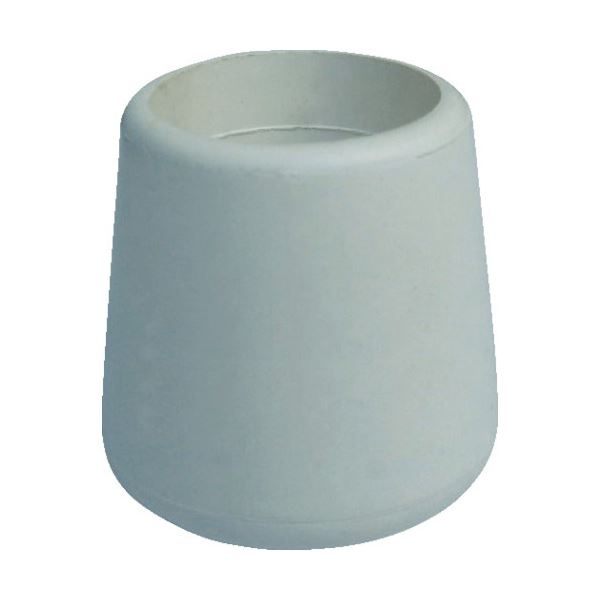 （まとめ）イス脚キャップ 25.4mm 白 TRRCC254-WH 1パック（4個）[x10]