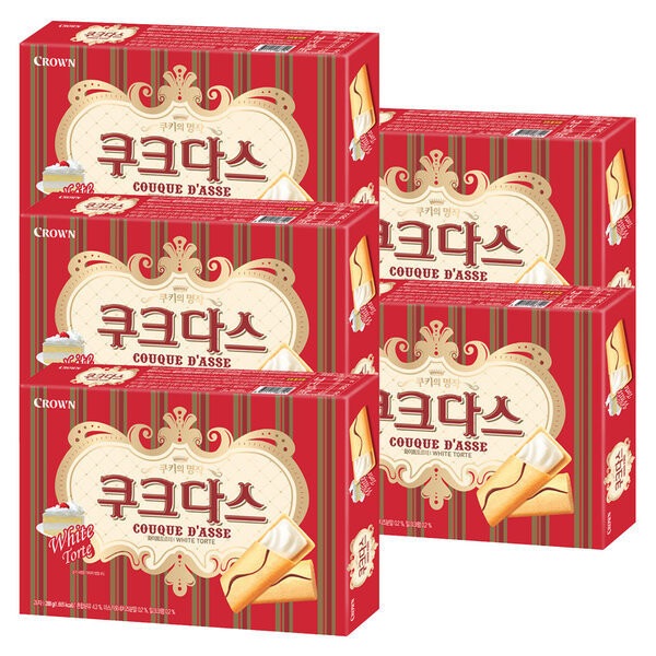 クラウン ククダス ホワイトトルテ 288g 5個