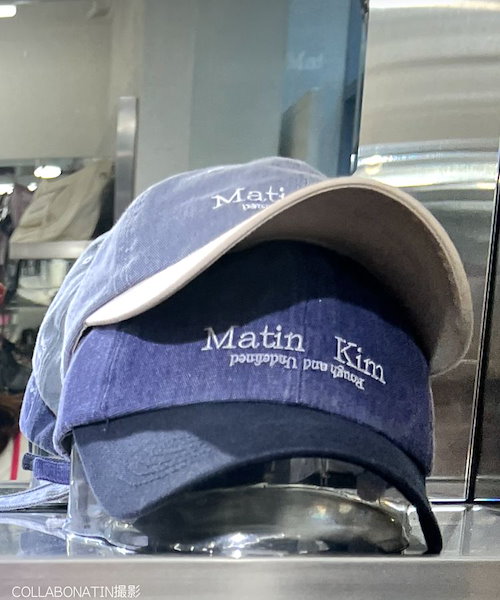 【Matin Kim】韓国人気 LETTERING FLAT BRIM CAP☆追跡あり MK2511HT014MPK_1.jpg?v=1752570476