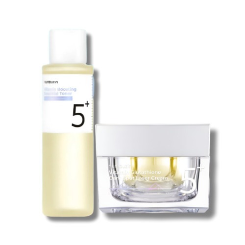 グルタチオンC 痕跡ケア セット レーザー クリーム 50ml + ビタ水液 エッセンシャル トナー 200ml #シミ・ニキビ跡・くすみ全部このセットにおまかせ