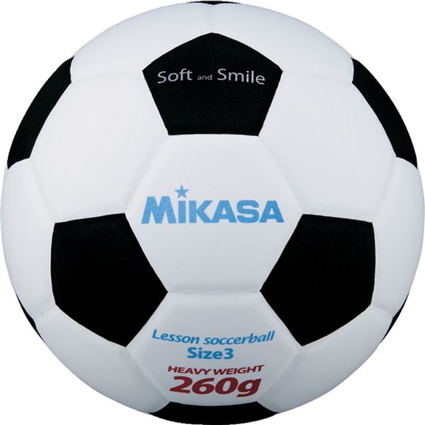 MIKASA（ミカサ）スマイルサッカーボール 3号球 ホワイトxブラック [SF326WBK] 4,934円