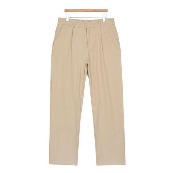 スラックス SHTP005 3COLOR メンズ ピンタック ワイド バンディングパンツ