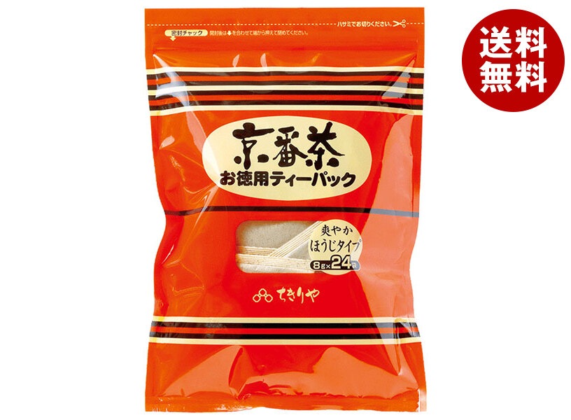 ちきりや 京番茶 お徳用ティーパック 8g×24袋×10袋入×(2ケース)