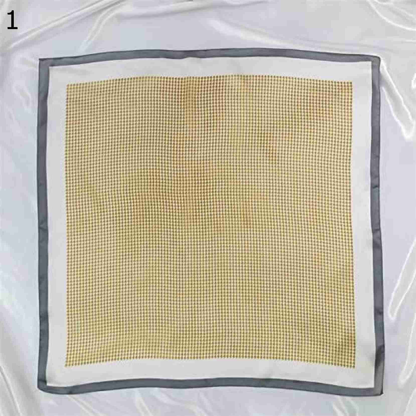 【20%OFFクーポン～】イミテーション スカーフ スカーフ (Color : Black Size : 70x70cm)