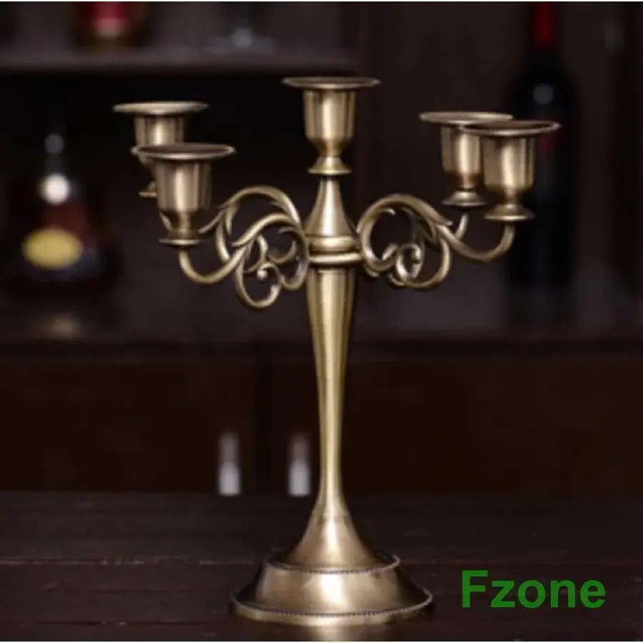 5本立て キャンドルスタンド アンティーク ホルダー キャンドルホルダー 灯燭台 蝋燭立て インテリア パーティ 記念日 クリスマス 雰囲気作り