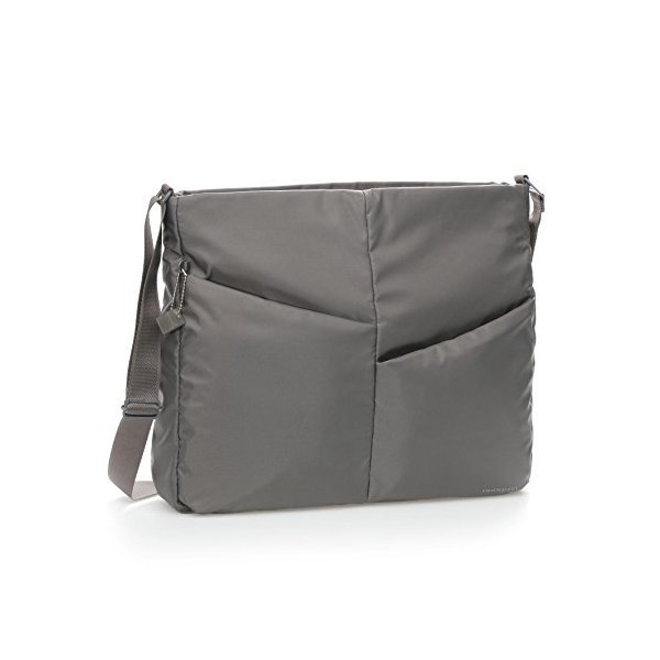 Hedgren Women s Hatha Gym Tote Bag with 5 Interior and 2 Exterior Pockets， Detachable Zipper Pouch，