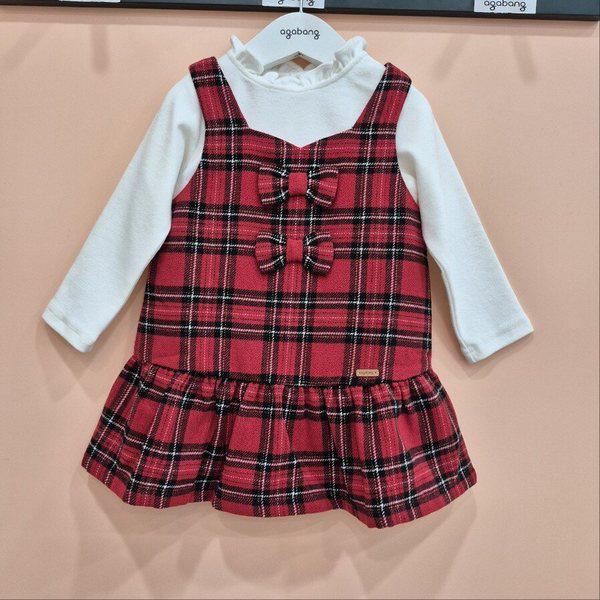 シャーロットチェックワンピースセット 01S734053_CJ