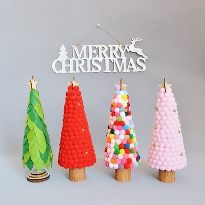 ☆rara トイプードル クリスマス ツリー 羊毛フェルト 置物 ☆rara トイプードル クリスマス ツリー 羊毛フェルト 置物
