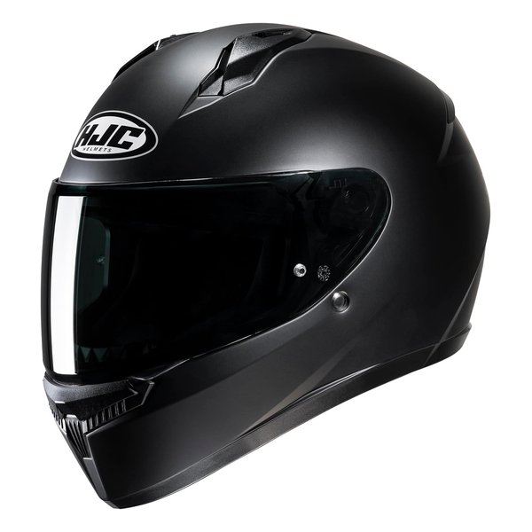 バイクヘルメット フルフェイス C10 ソリッド セミフラット ブラック Lサイズ HJH232BK02L