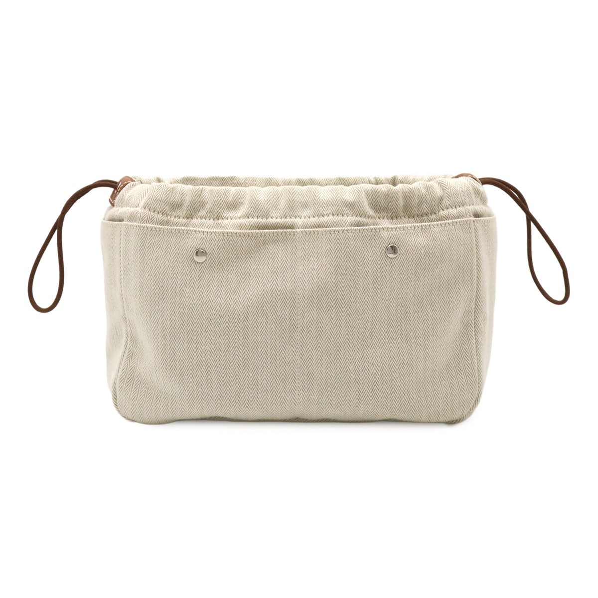 フールビ25 バッグインバッグ 化粧ポーチ コスメ マルチポーチ 小物入れ トワルシェブロン ヴォーバレニア ナチュラ