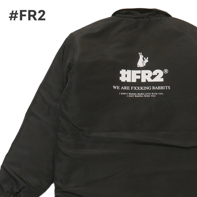 エフアールツー #FR2 Coach Jacket コーチ ジャケット BLACK