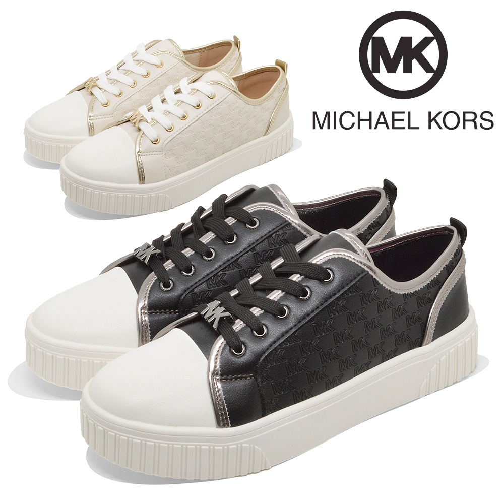 MICHAEL KORS スニーカー MK101081 MK101082 マイケル・コース Summer Aline 厚底 コートスニーカー
