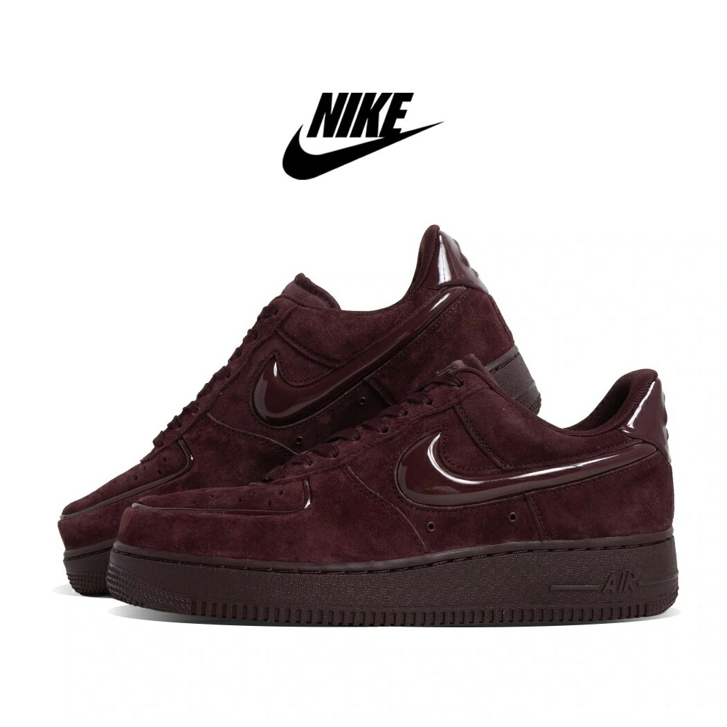 NIKE ナイキ エア フォース 1 スニーカー AIR FORCE 1 07 BURGUNDY CRUSH ( バーガンディ 赤 メンズ スエード HV4406-600 )