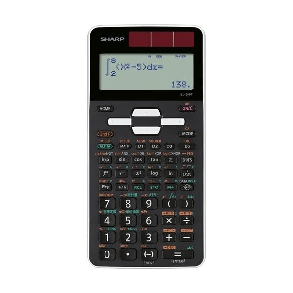 （まとめ）シャープ 関数電卓 ピタゴラススタンダードモデル 10桁 ハードケース付 EL-509T-WX 1台3セット
