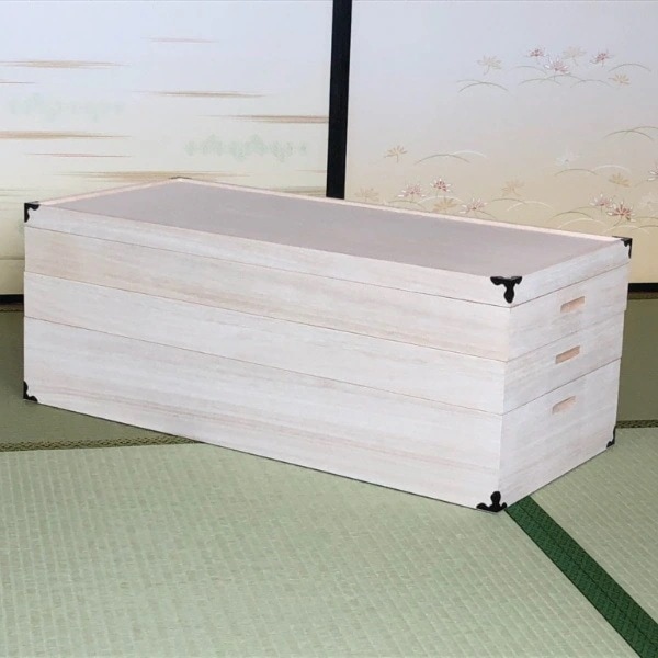 衣装ケース 総桐 衣裳箱 3段 セミロング 日本製 幅95.5cm