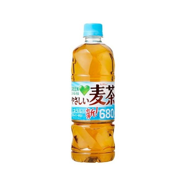 グリーンDAKARA麦茶 ペットボトル 680ml 24 メーカー直送