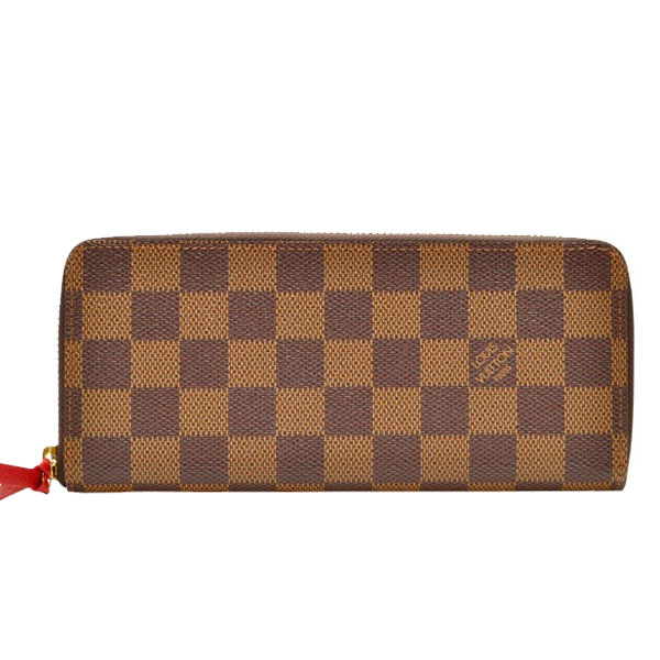 ルイヴィトン 財布 LOUIS VUITTON ショップ袋付き LV ラウンドファスナー長財布 「ポルトフォイユクレマンス」 ダミエ ダミエキャンバス n60534 メンズレディースユニセックス