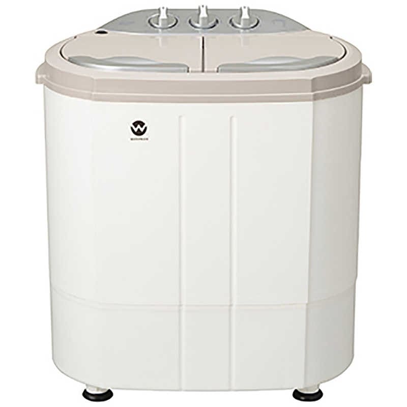 CBジャパン　ミニ二槽式洗濯機 ウォッシュマン 洗濯3.6kg　TOM-05W