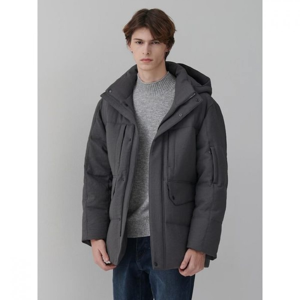 [ギャラクシーライフスタイル] フーディーダウンアウターウェアグレー (GC4938C053)