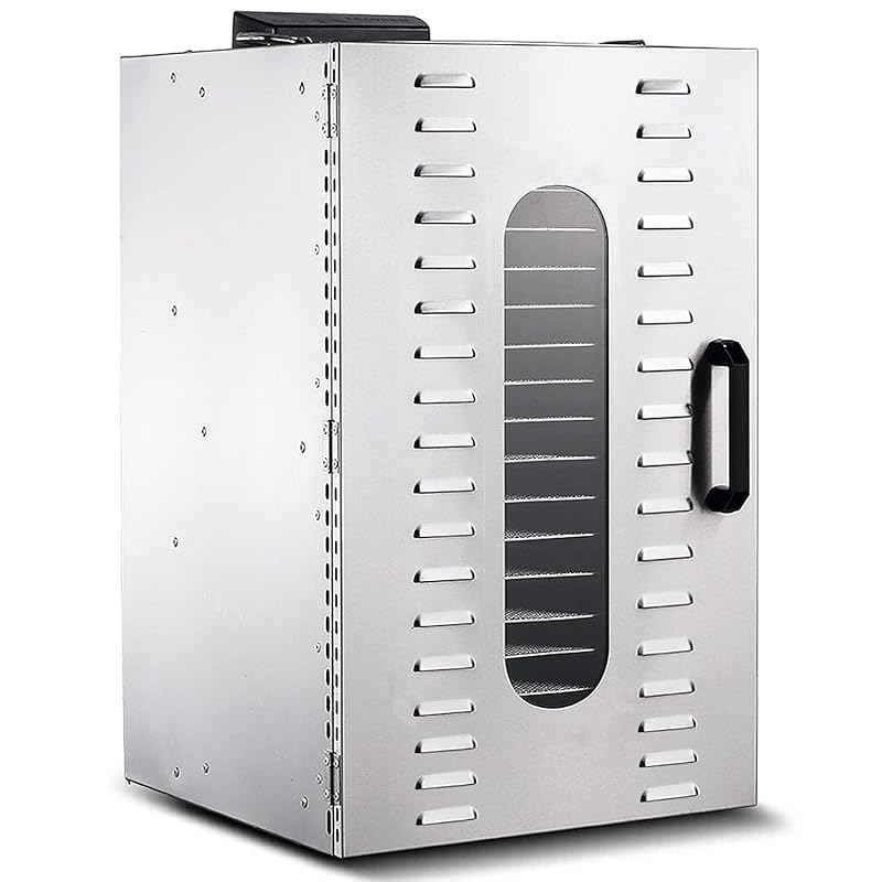 【国内即発】食品乾燥機 フードドライヤー 20層 タイマー機能付き ステンレス鋼製 智能温度制御 LCD 熱風循環ドライフルーツ ジャーキー 業務用 家庭用 日本語説明書付き