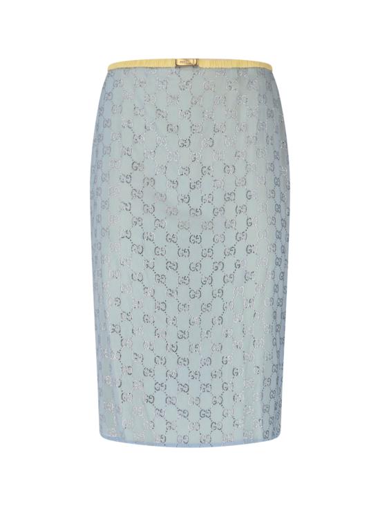GUCCI Women Mid Skirts 855496 ZARX2 4141 Blue