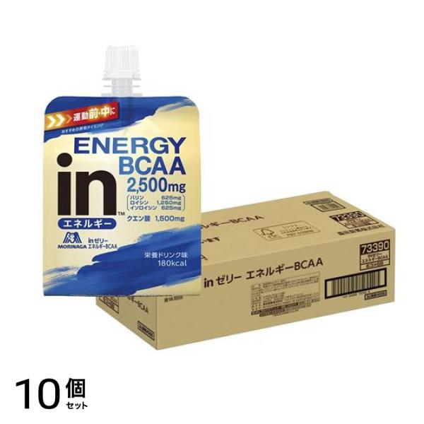 inゼリー エネルギー BCAA 栄養ドリンク味 6480g (180g×36個入) 10個セット