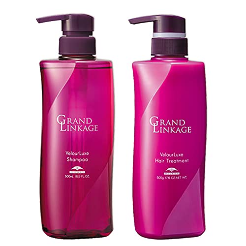 【セット】 ミルボン MILBON グランドリンケージ ヴェロアリュクス 500サイズセット (シャンプー 500mL + トリートメント 500g) しっとり(硬毛/クセ毛向け) シャンプー トリー