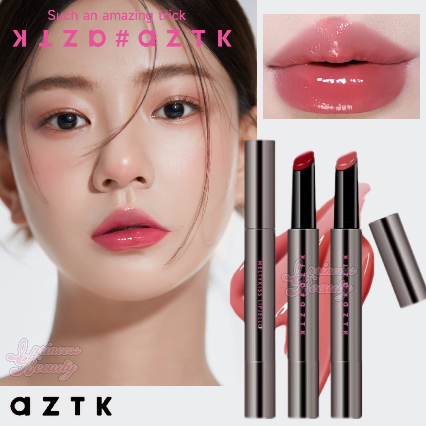Qoo10] AZTK 【新色発売】リップ リップエナメル ツヤ