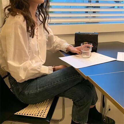 レディース トップス シャツ ブラウス カットソー 白シャツ レース レースブラウス フリルブラウス