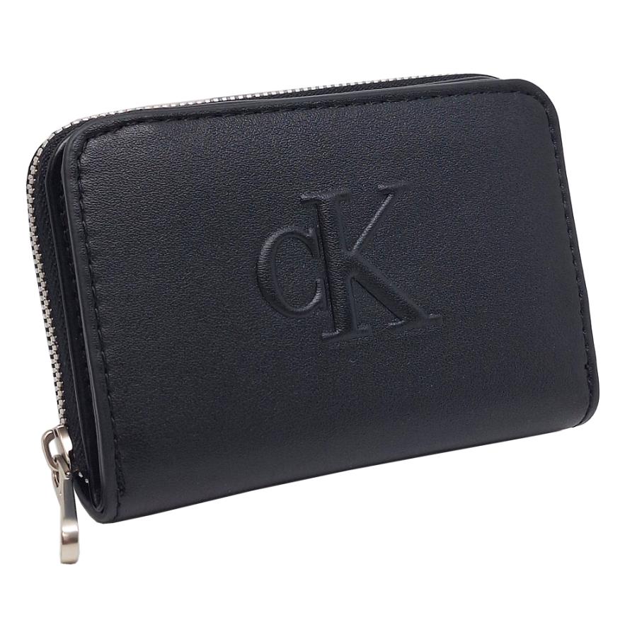 CK 財布 コンパクト財布 ラウンドZIP財布 LV04K1004G-UB1 ユニセックス