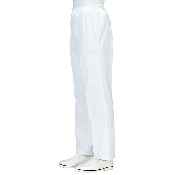 サカノ繊維 工場用白衣男子総ゴムトレパン ノータック インナーネット付 SKH229 ホワイト 3Lサイズ