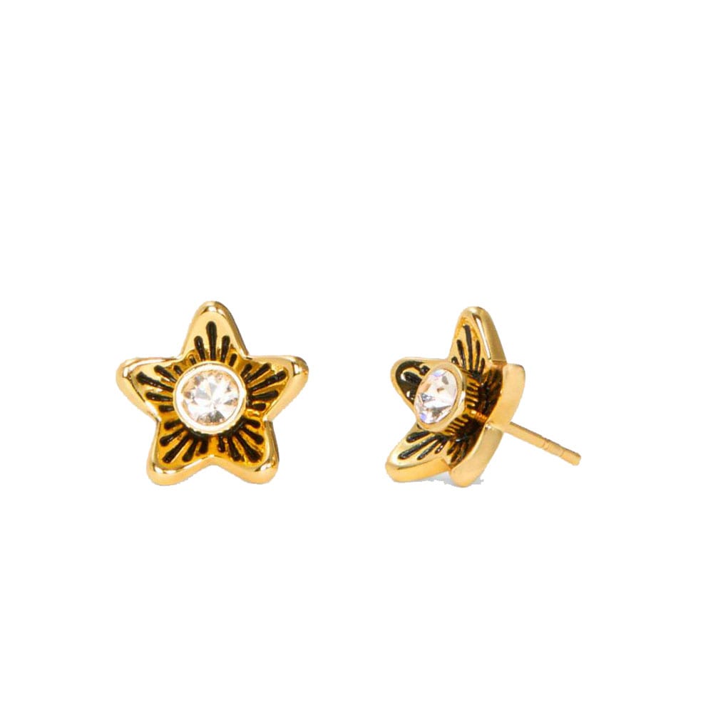 ワイルドフラワー スタッズ ピアス C4270 Earrings ゴールド