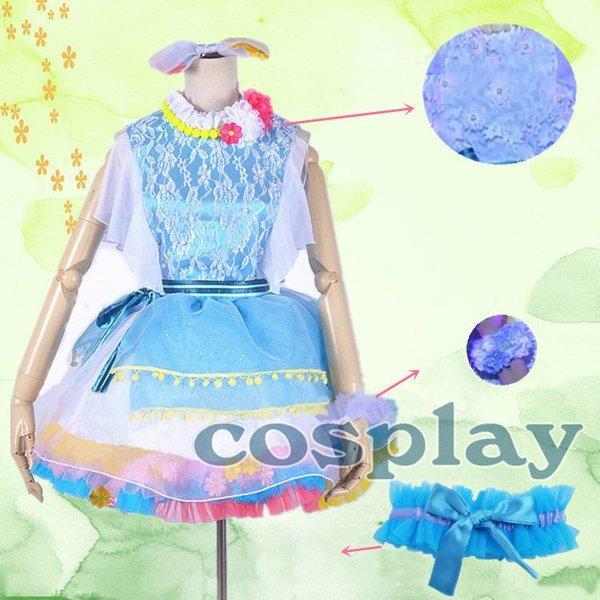 【本日限定激安格】小泉花陽 コスプレ衣装 printemps ラブ ライブ love live SR 小泉花陽 コスプレ衣装 永遠フレンズ特典