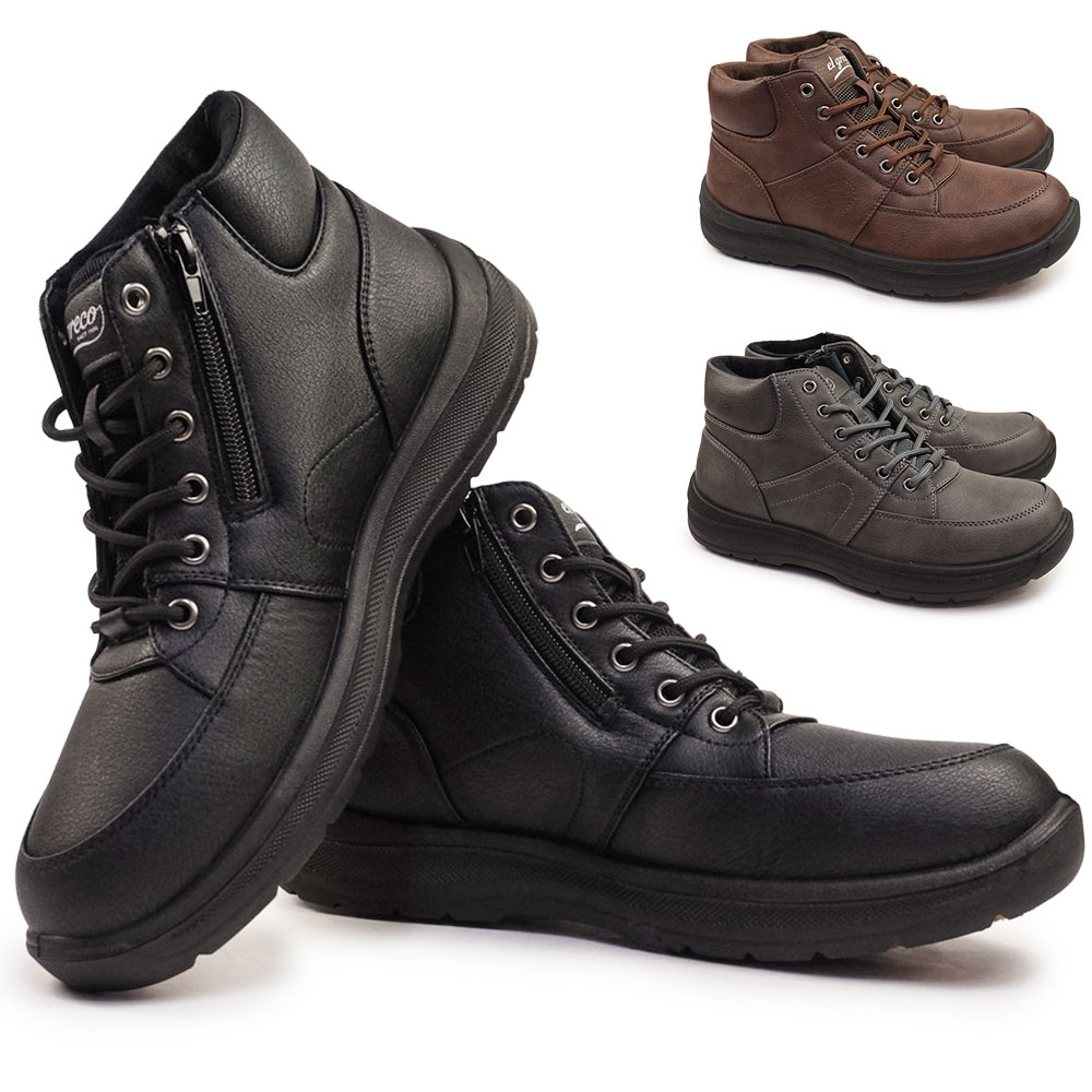 エルグレコ ER5306 防水 ショートブーツ サイドジップ 幅広 4E 防寒 保温 雪国 軽量 靴 メンズ 5,571円