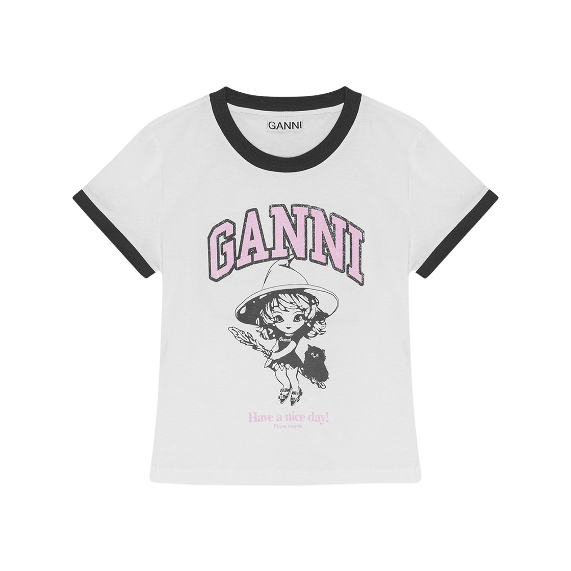 Basic Jersey Witch Small T-Shirt Bright White