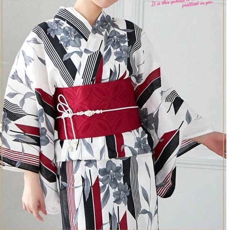 【急速発送】浴衣コットン生地兵児帯 セット 和服秋の万能アイテム