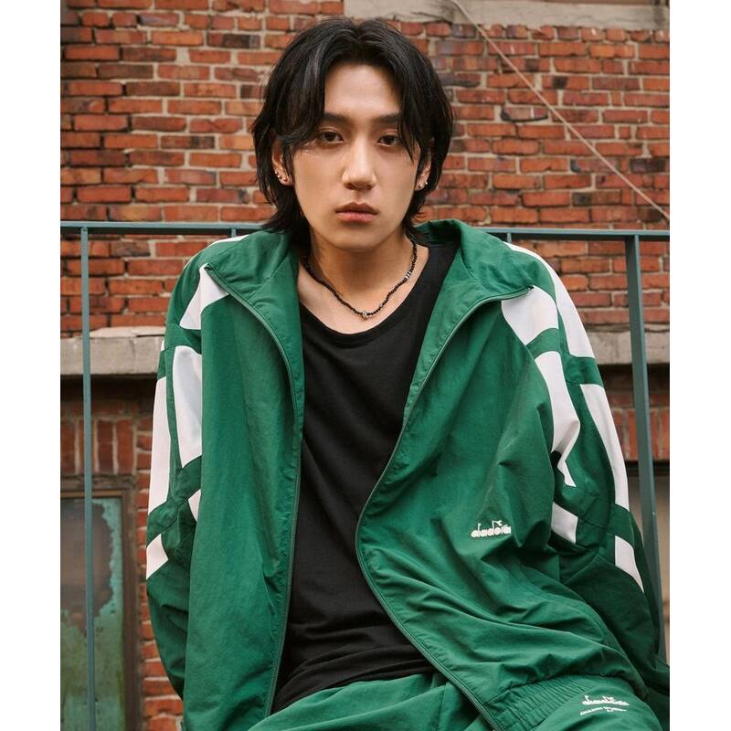 ディアドラ diadora グリッド ウーブン ジャケット GREEN D4323LWT44GND 351820