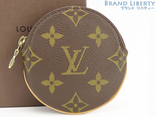 新古品ルイヴィトンモノグラムポルトモネロンコインケースコインパース小銭入れコンパクト財布ダークブラウンM61926