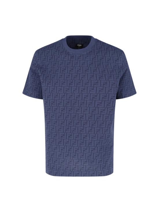 FENDI Men T-Shirts FY0936 AUR1 F0QA2 Blue