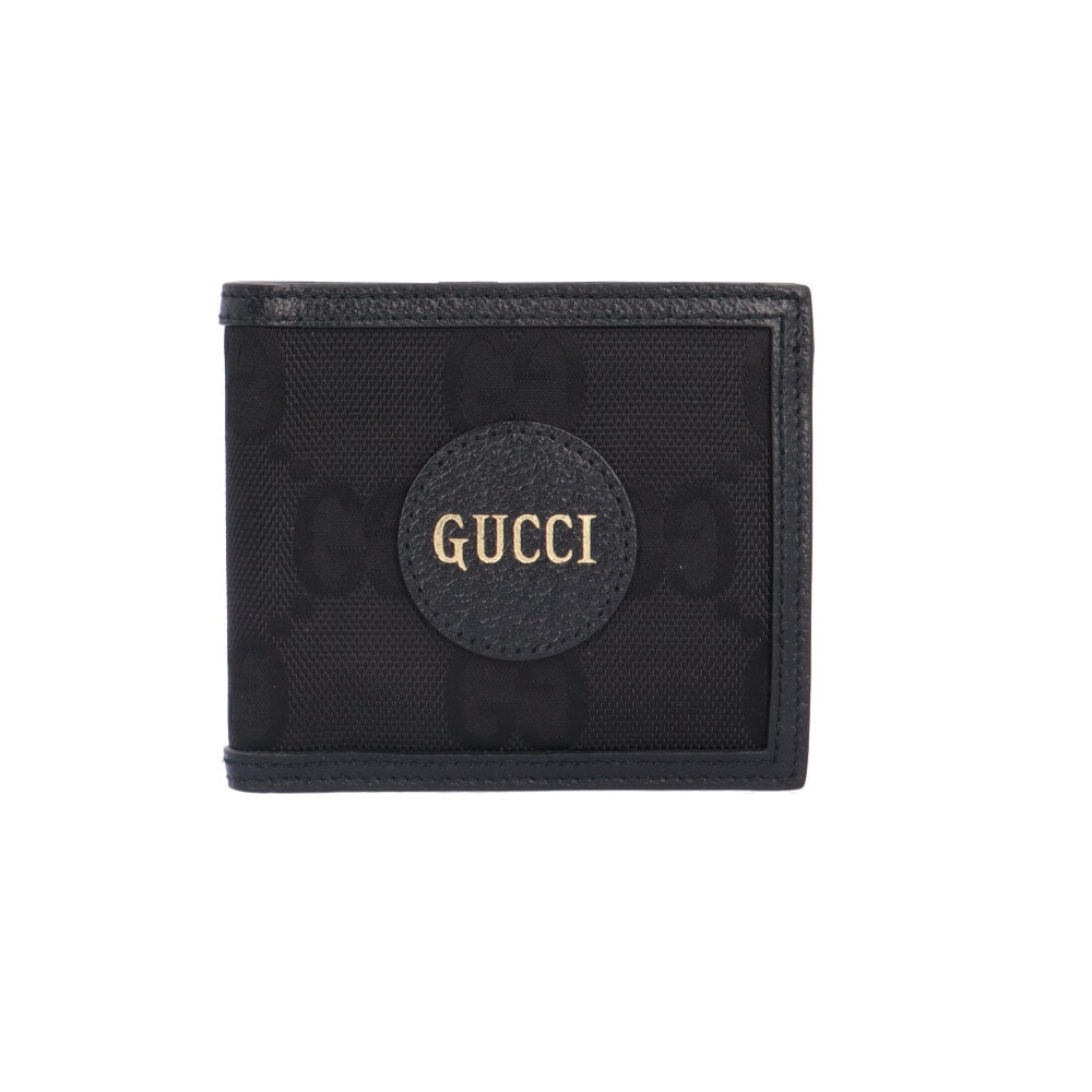 グッチ オフ ザ グリット 二つ折り財布 レザー 625574 GUCCI 中古 美品