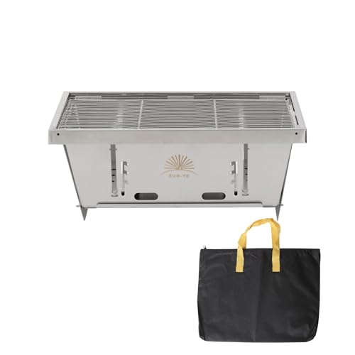 サイズ：36*25*14CM カーボンプレート高さ調節可能 SUN-YE 折り畳みコンロ バーベキュ