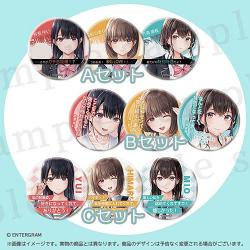 【新品/在庫あり】制服カノジョ ひとことメッセージ缶バッジ3種類セット販売 [KNET-G0065]