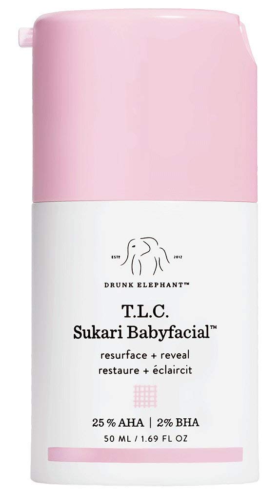 Drunk Elephant T.L.C. Sukari Babyfacial. AHA/BHA F