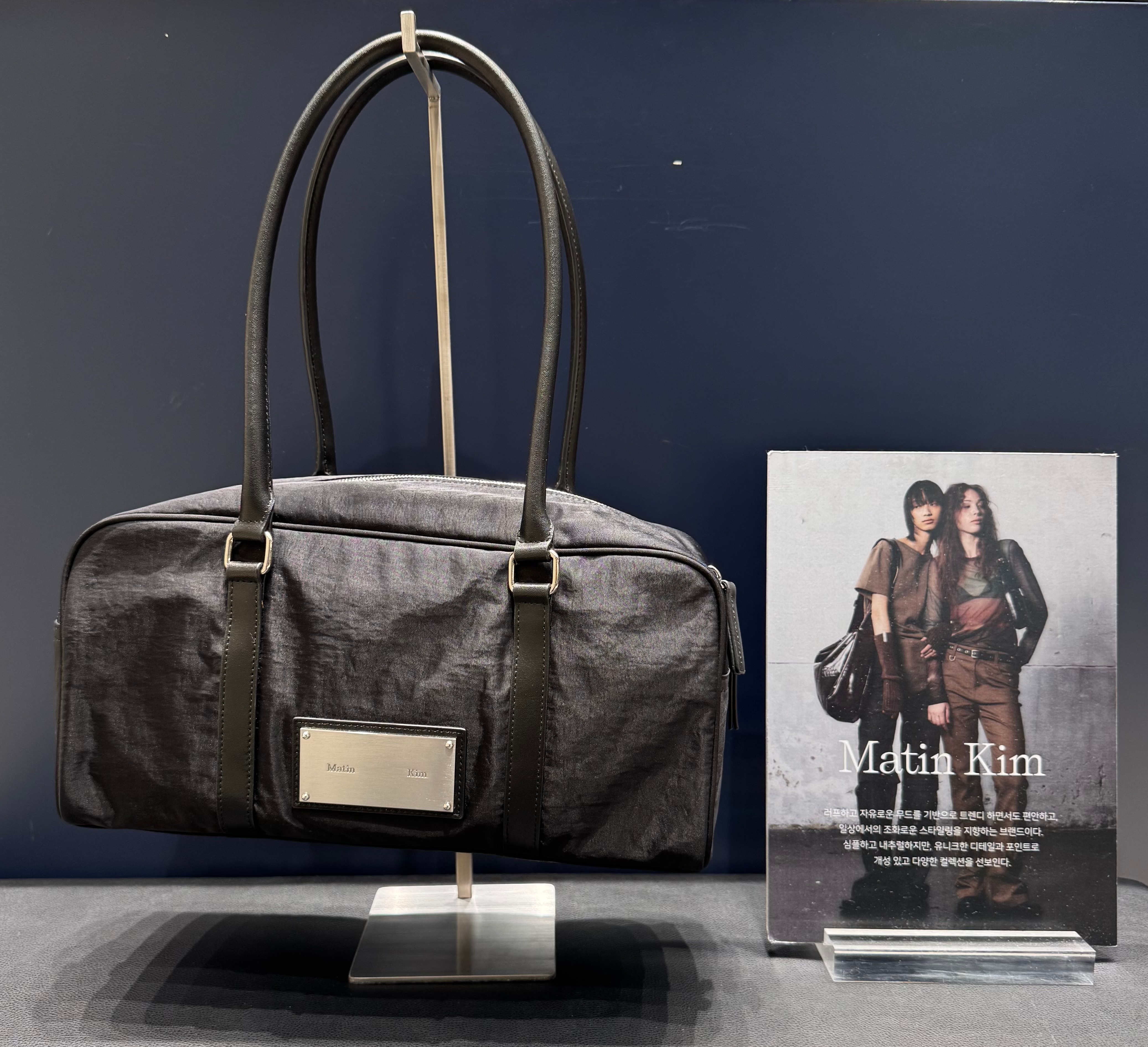 [正規品・即日発送] MATIN スポーティートートバッグ ブラック