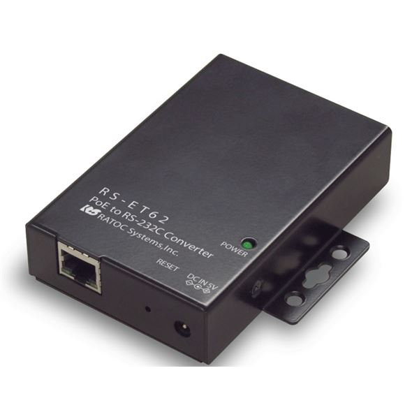 PoE to RS-232C コンバーター RS-ET62