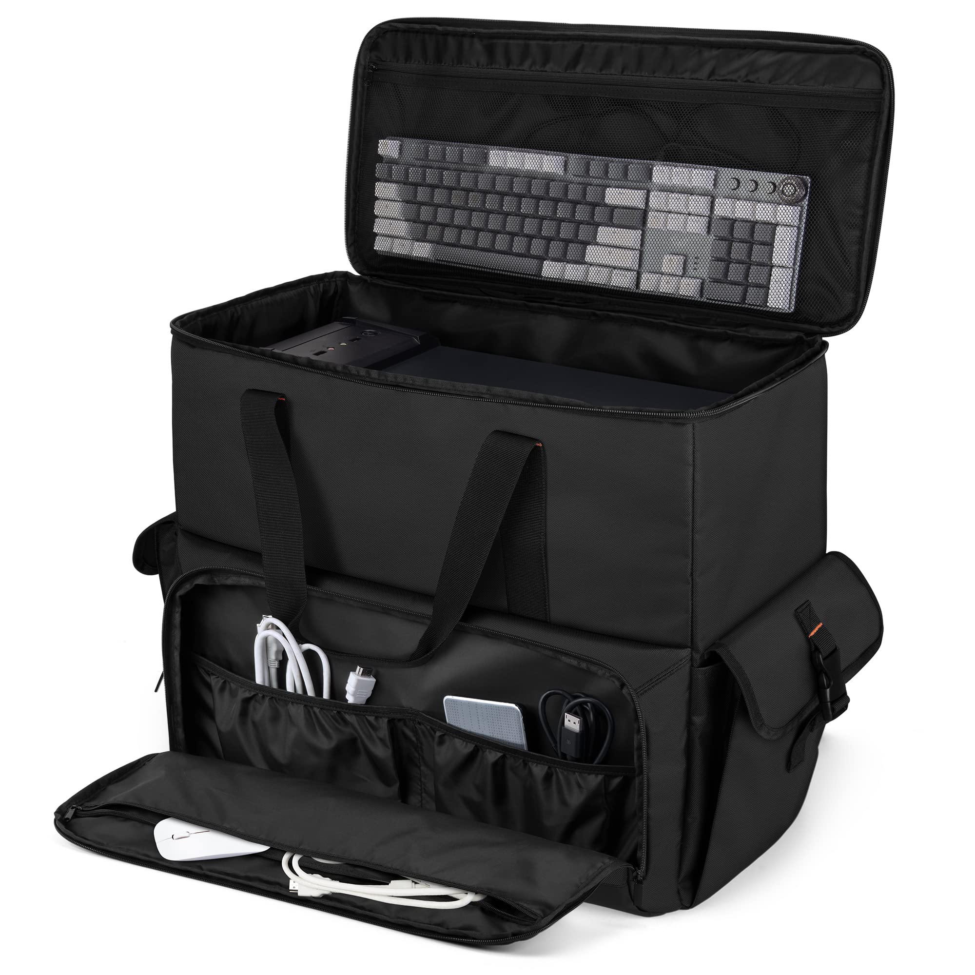 Trunab デスクトップキャリーケース デスクトップパソコン用キャリーバッグ PCタワー用バッグ デスクトップパソコン用キャリングケース 持ち運び 7,014円