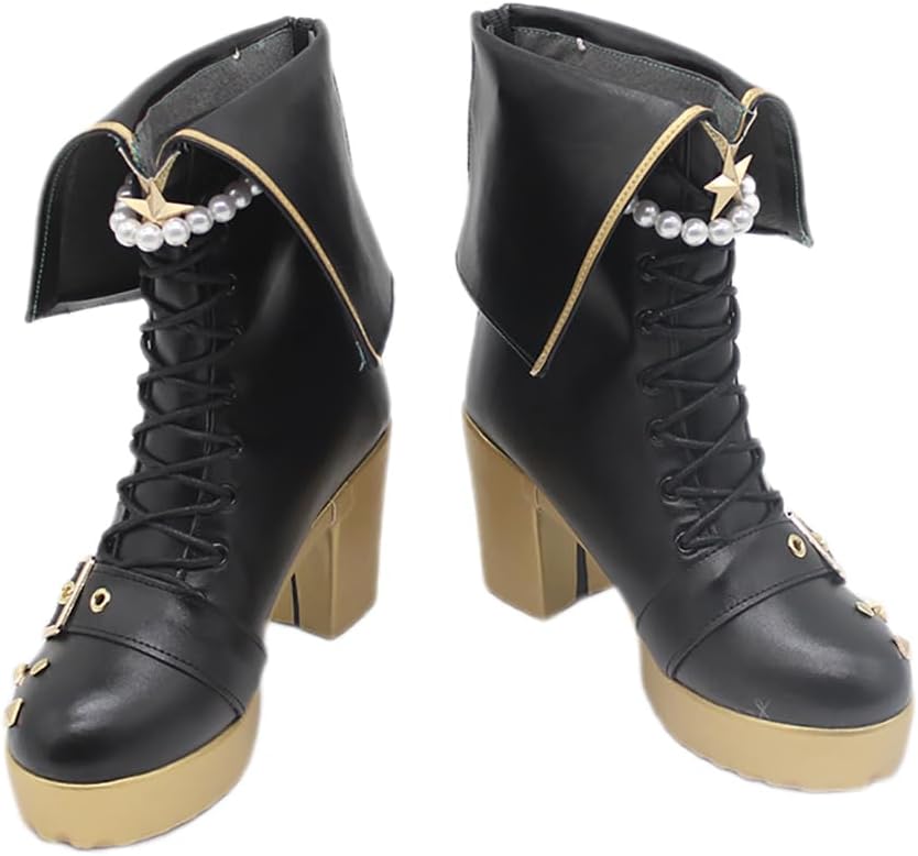 コスプレ靴 ホロライブ hololive VTuber 4th fes. Our Bright Parade アユンダ・リス 変装用 下駄 シューズ 長靴 コスプレ クリスマス ハロウィン