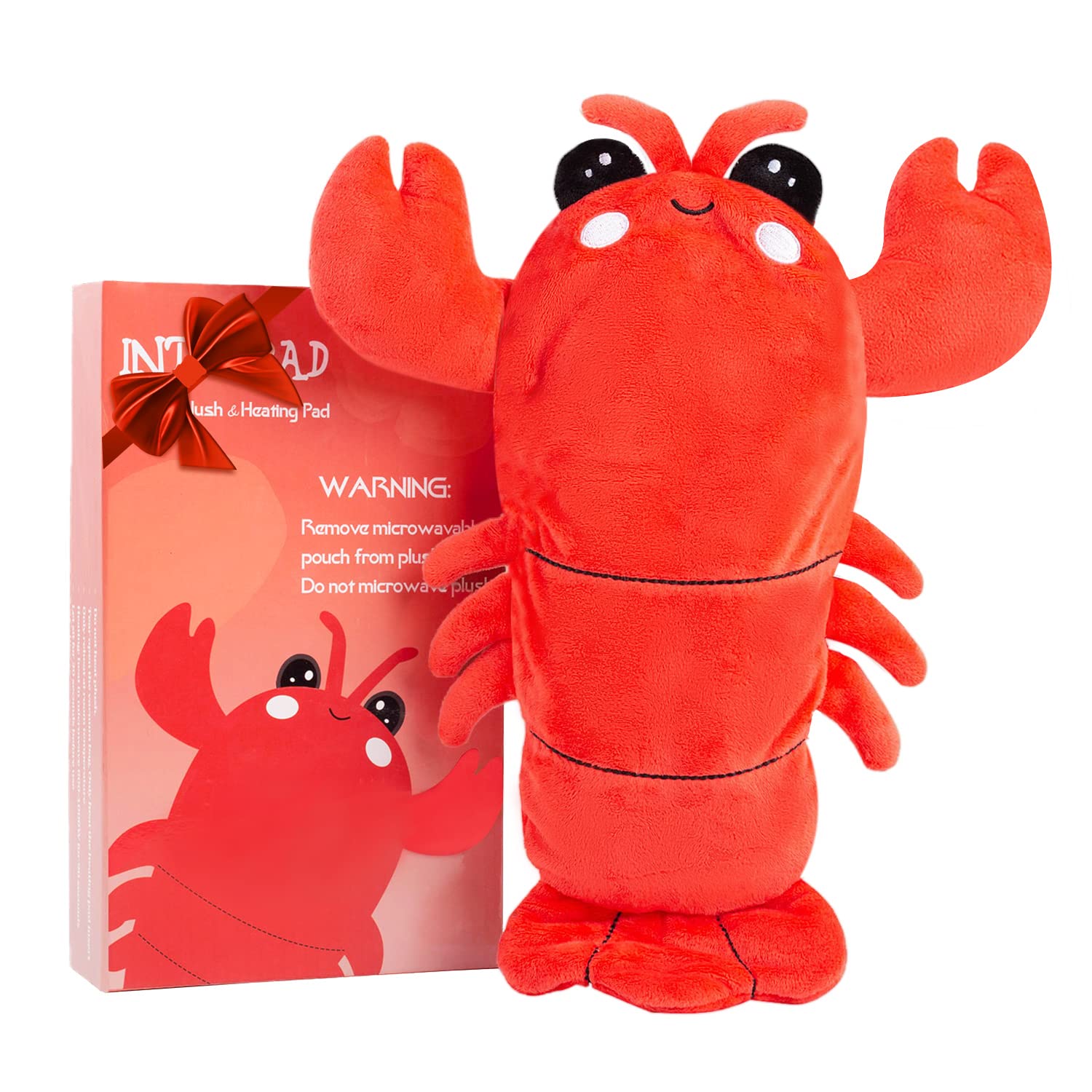 crowavable Menstrual Heating Pad, Crustacean Warming Pillow, Cuddly