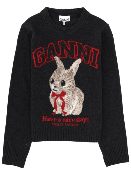 GANNI Women Knitwear A1070047 252 Black